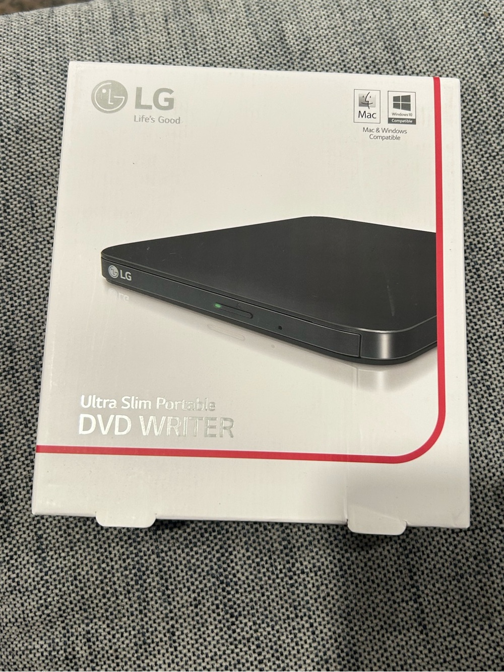 LG Ultra‎ Slim Portable DVD Writer, model SP80NB80
